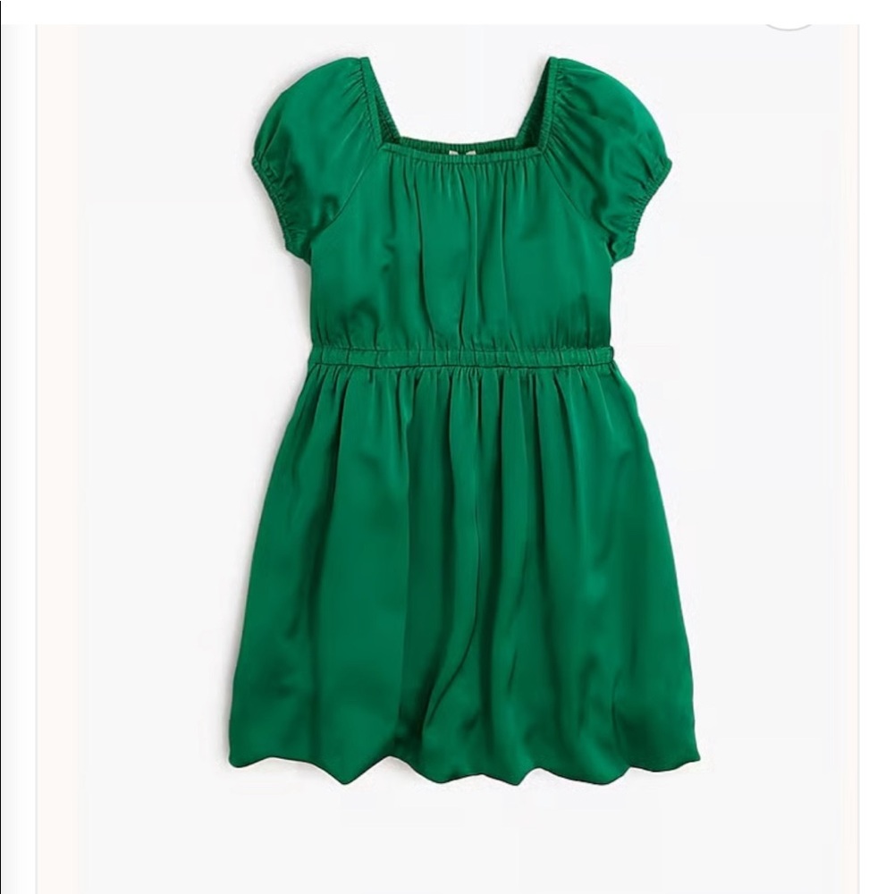 Crewcuts green dress for girls